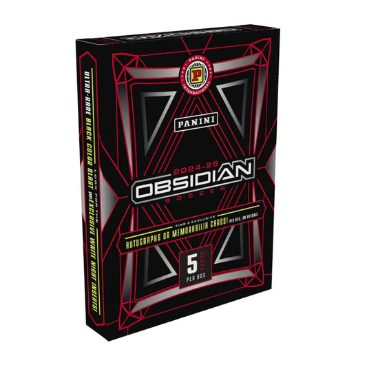 2024-25 Panini America Obsidian Soccer International Hobby Box