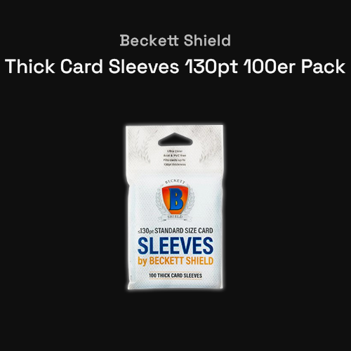 Thick Card Sleeves 130pt 100er Pack Beckett Shield