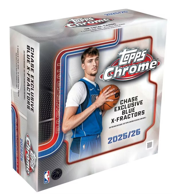 2025-26 Topps Chrome Basketball NBA Mega Box