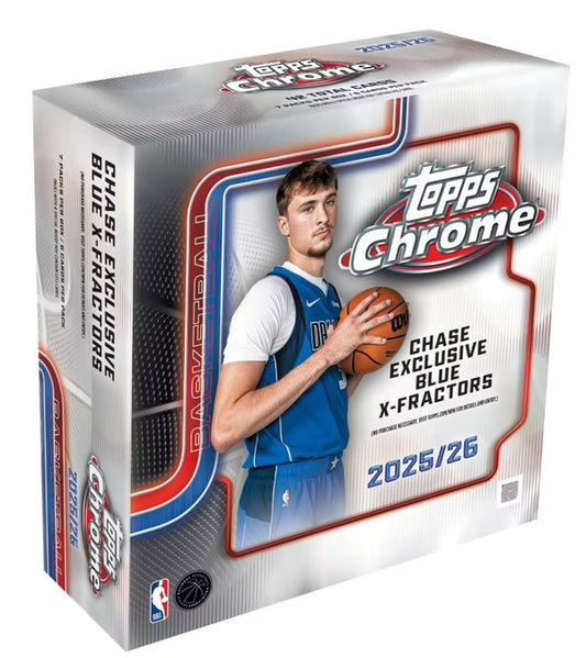 2025-26 Topps Chrome Basketball NBA Mega Box