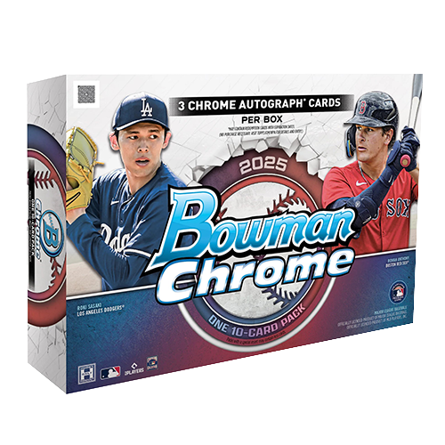 2025 Topps Bowman Chrome MLB Baseball Breakers Delight Hobby Box 