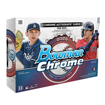 2025 Topps Bowman Chrome MLB Baseball Breakers Delight Hobby Box 