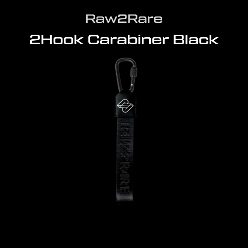 2Hook Carabiner Black Raw2Rare