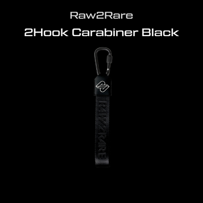 2Hook Carabiner Black Raw2Rare