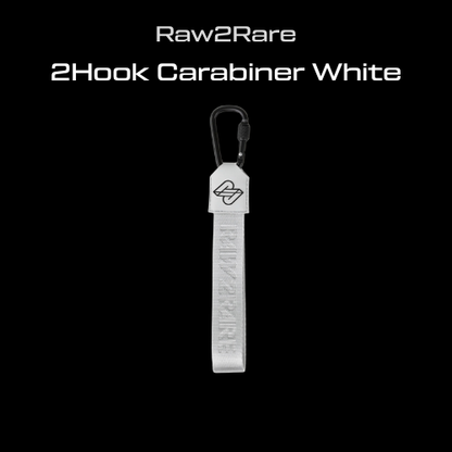 2Hook Carabiner White Raw2Rare