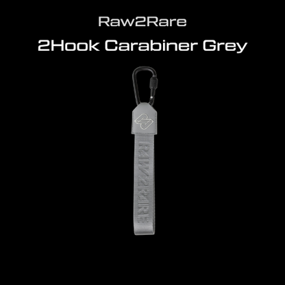 2Hook Carabiner Grey Raw2Rare
