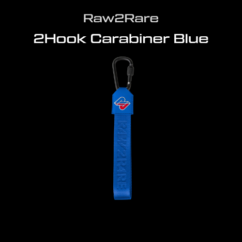 2Hook Carabiner Blue Raw2Rare