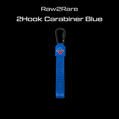 2Hook Carabiner Blue Raw2Rare