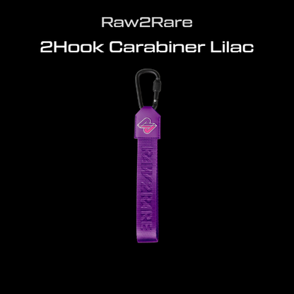 2Hook Carabiner Lilac Raw2Rare