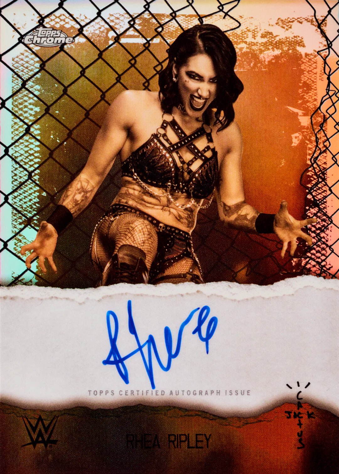 2025 Topps Chrome WWE x Cactus Jack Hobby Box