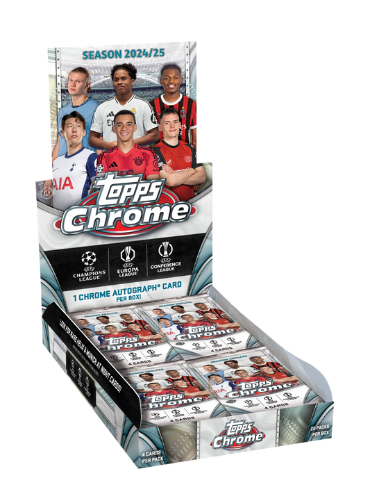 2024/25 Topps Chrome UEFA Club Competitions Hobby Box