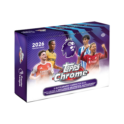 2026 Topps Chrome Premier League Breakers Delight Box