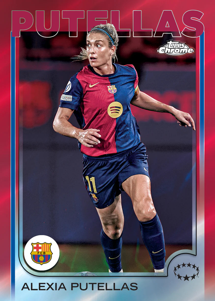 2024/25 Topps UEFA Women's Champions League Chrome Value Blaster Box
