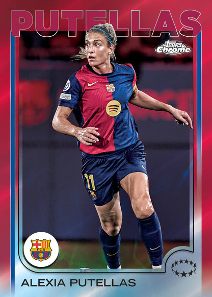2024/25 Topps UEFA Women's Champions League Chrome Value Blaster Box