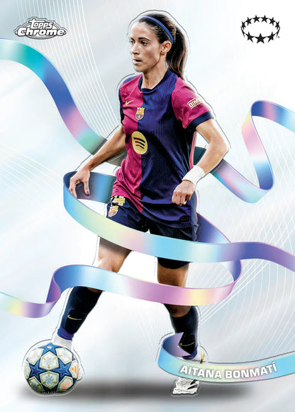 2024/25 Topps UEFA Women's Champions League Chrome Value Blaster Box
