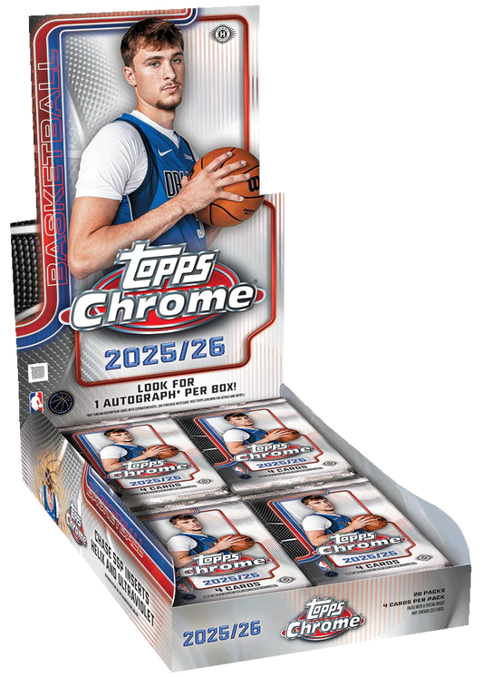 2025-26 Topps Chrome Basketball NBA Hobby Box