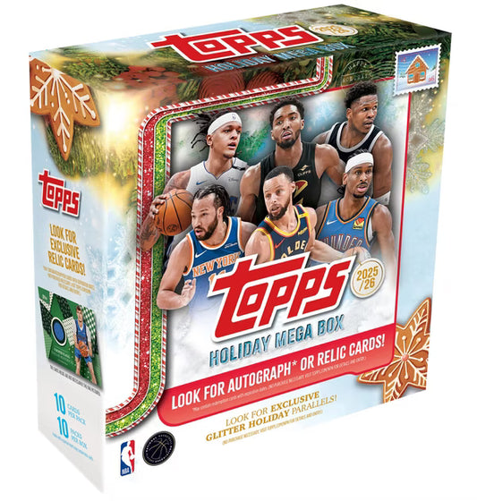 2025/26 Topps NBA Holiday Mega Box Basketball