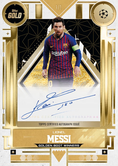 2025-26 Topps Gold UCC Hobby Box