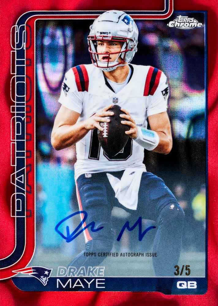 2025 Topps Chrome Football Hobby Box