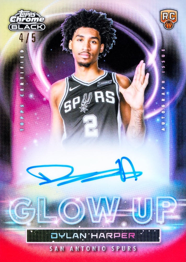 2025-26 Topps Chrome Black Basketball Hobby Box