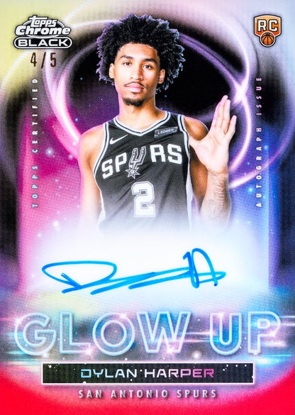 2025-26 Topps Chrome Black Basketball Hobby Box
