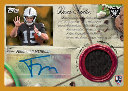 2026 Topps Holiday Football Mega Box