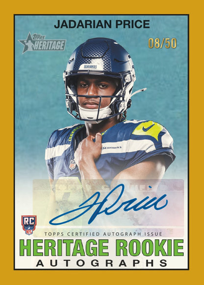2026 Topps Heritage Football Value Box
