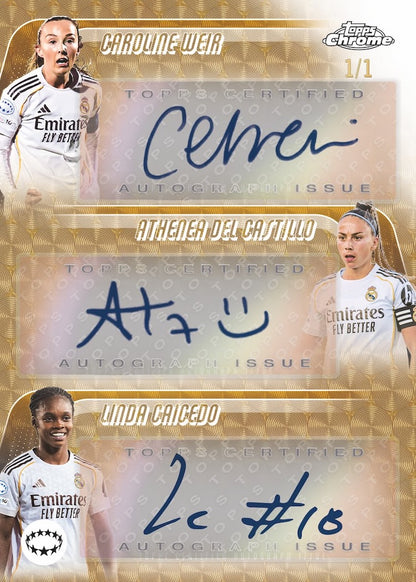 2025-26 Topps Chrome UWCL Hobby Box