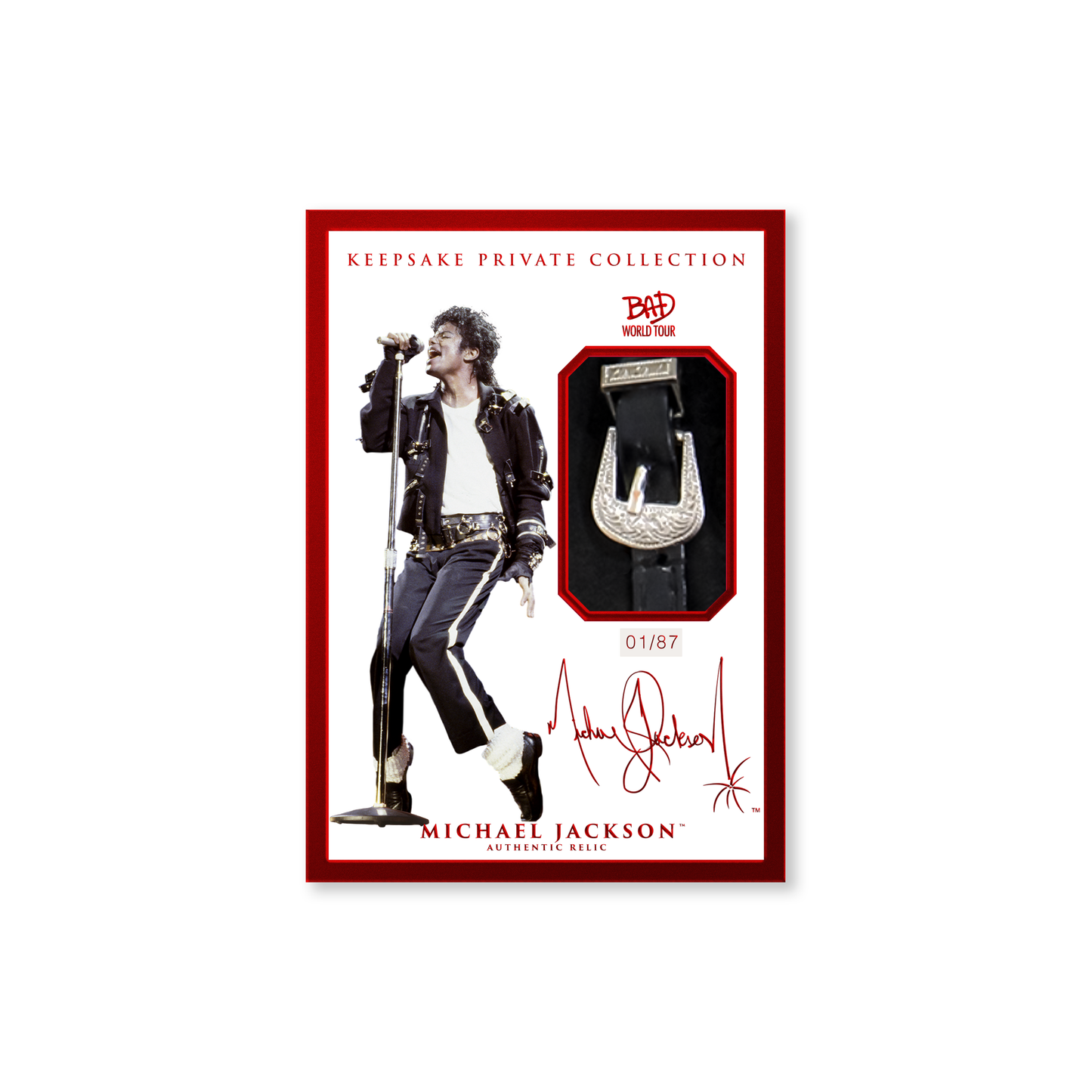 2026 Keepsake Michael Jackson Bad World Tour Premiere Collection Breaker Box