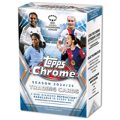 2024/25 Topps UEFA Women's Champions League Chrome Value Blaster Box