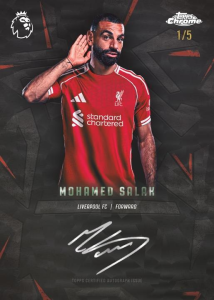 2026 Topps Chrome Premier League Soccer Tin Box